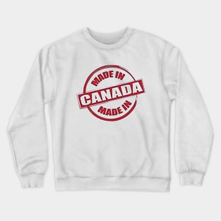 Made in Canada Stamp Crewneck Sweatshirt